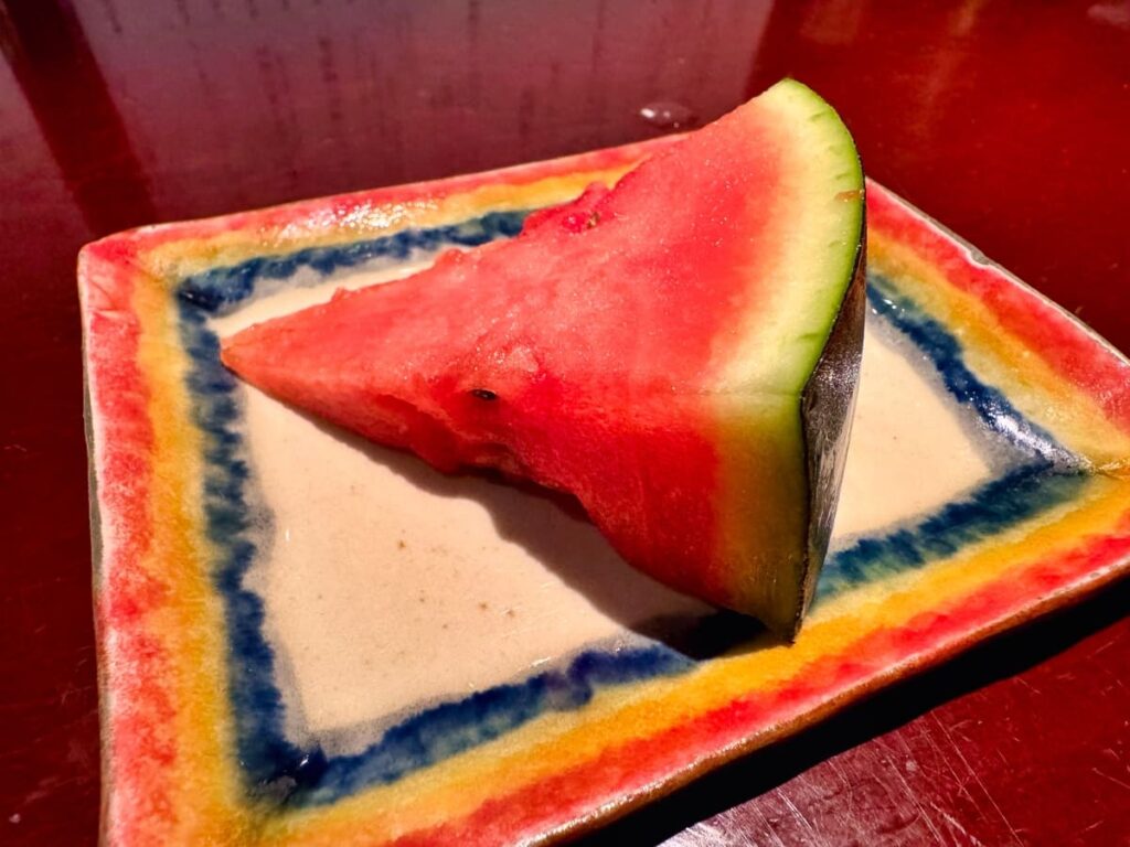 旬菜処びいどろのデザート