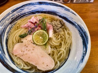 本店尼崎塩元帥の昆布水の冷やし塩ラーメン2