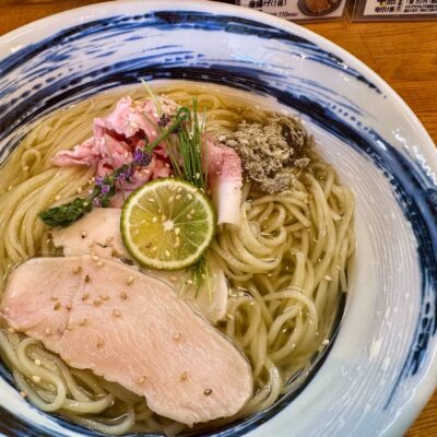 本店尼崎塩元帥の昆布水の冷やし塩ラーメン2