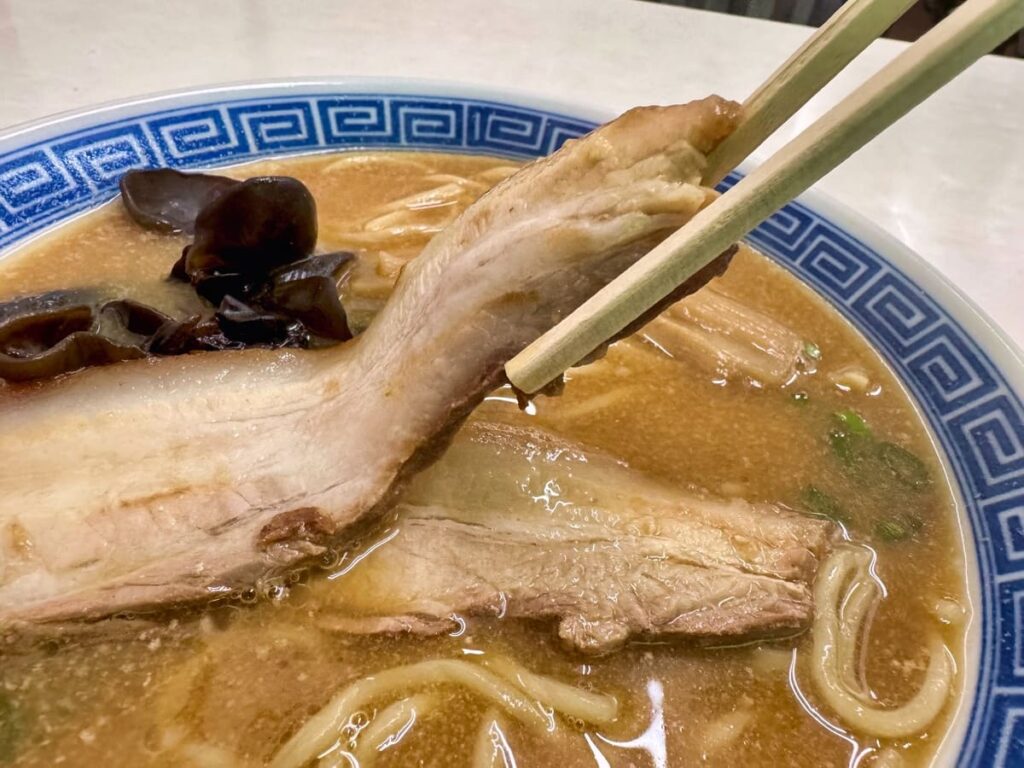 大貫本店の普通中華そば チャーシュー