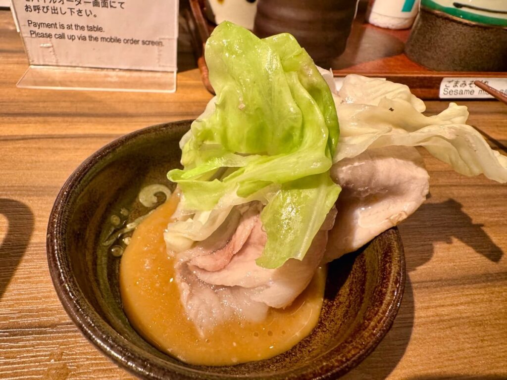 スチームダイニングしまぶた屋のせいろ蒸しセット島黒（しまくる〜） 実食2