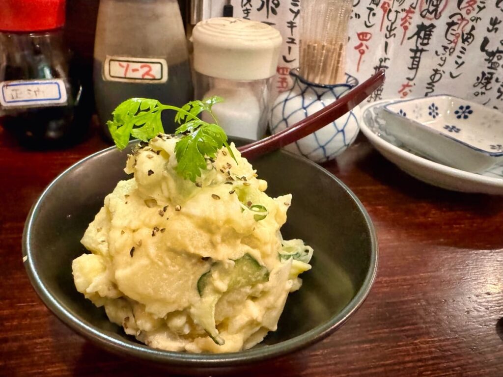 遊亀祇園の遊亀ポテトサラダ