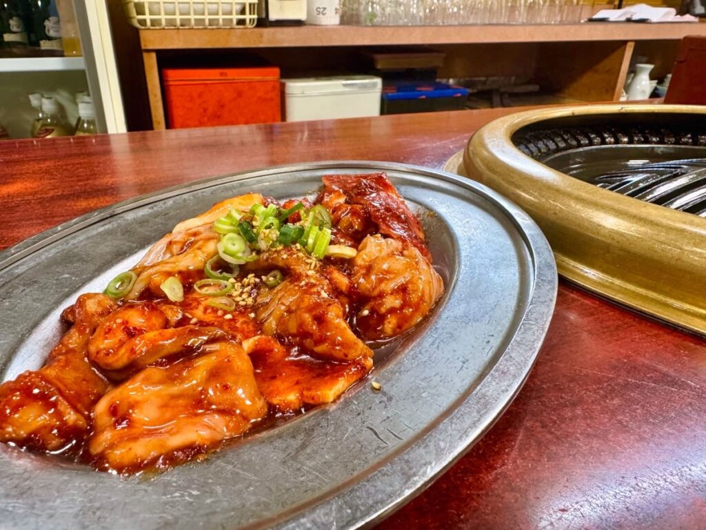 焼肉はやし 十条本店のおまかせ（赤白）