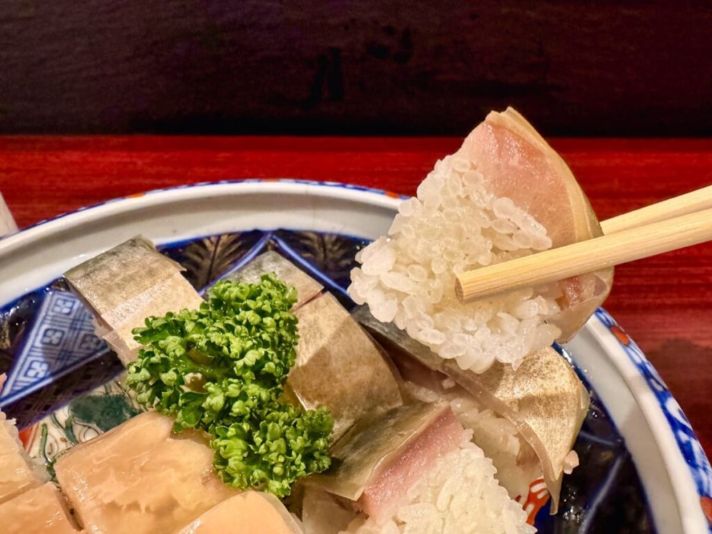 きし鮓のさば寿司6切 実食