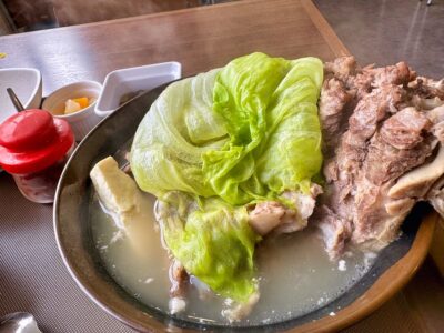 宮良そば 那覇店の骨汁3