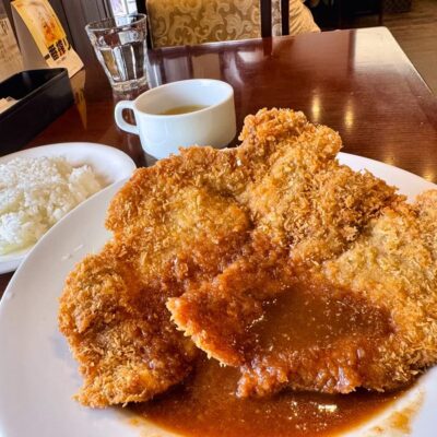 京都カツ わらじやの名物わらじトンカツ2