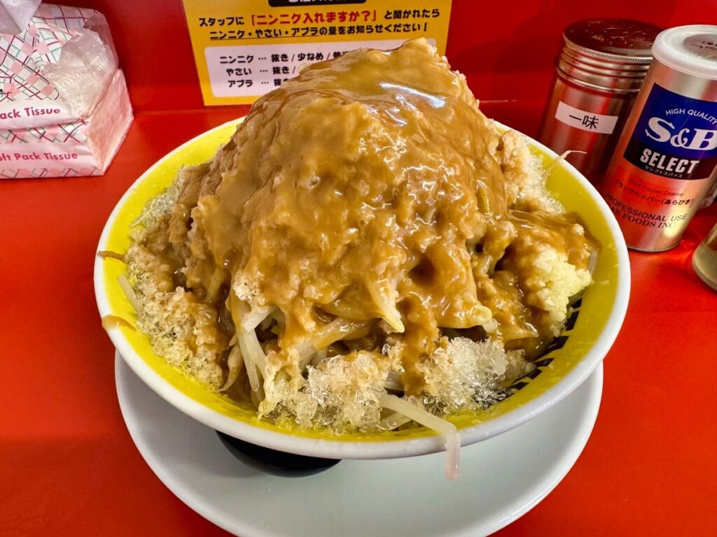 BUTAKIN 東梅田店のかき氷ラーメン1