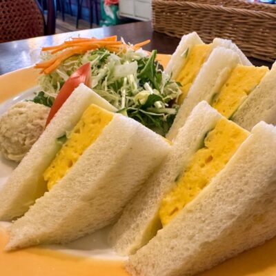 やまもと喫茶の焼たまごサンド2
