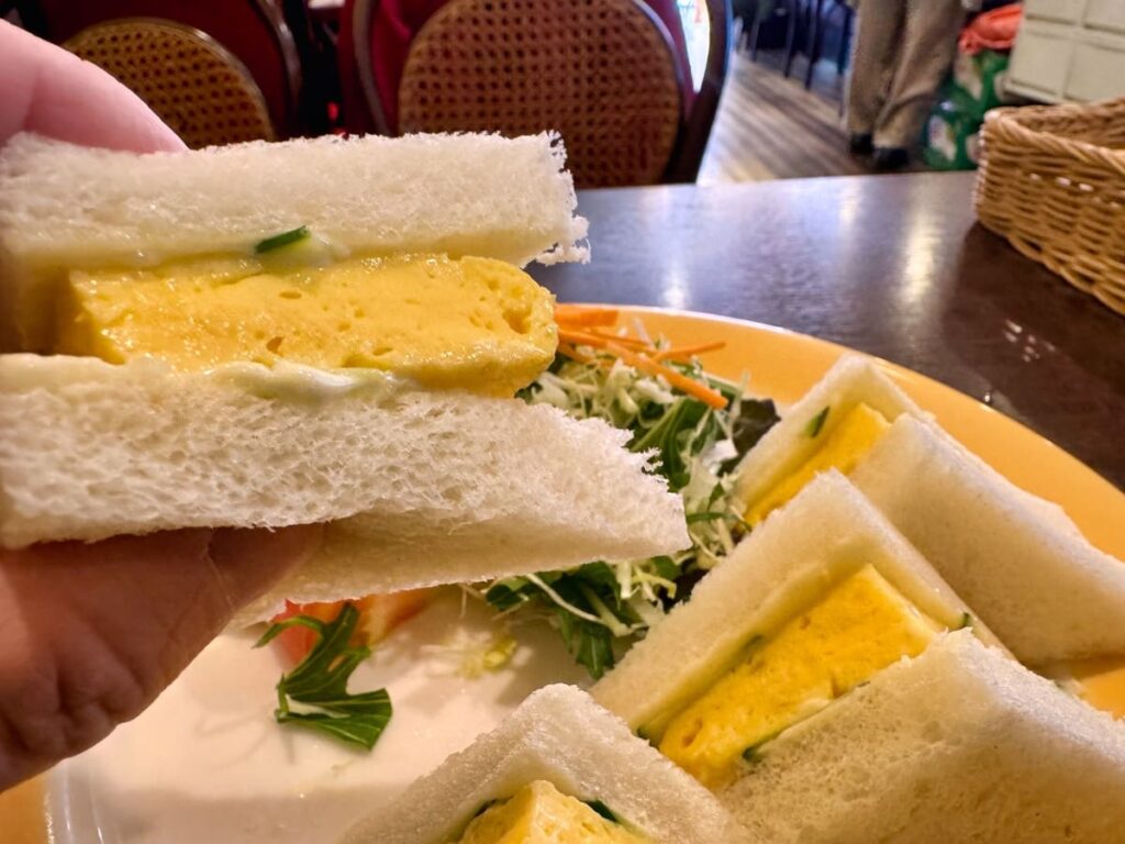 やまもと喫茶の焼たまごサンド 実食