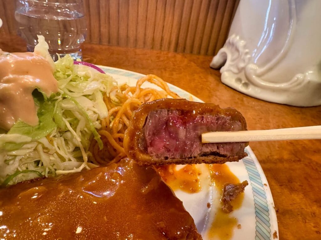 洋食ゲンジのビーフカツ大 実食