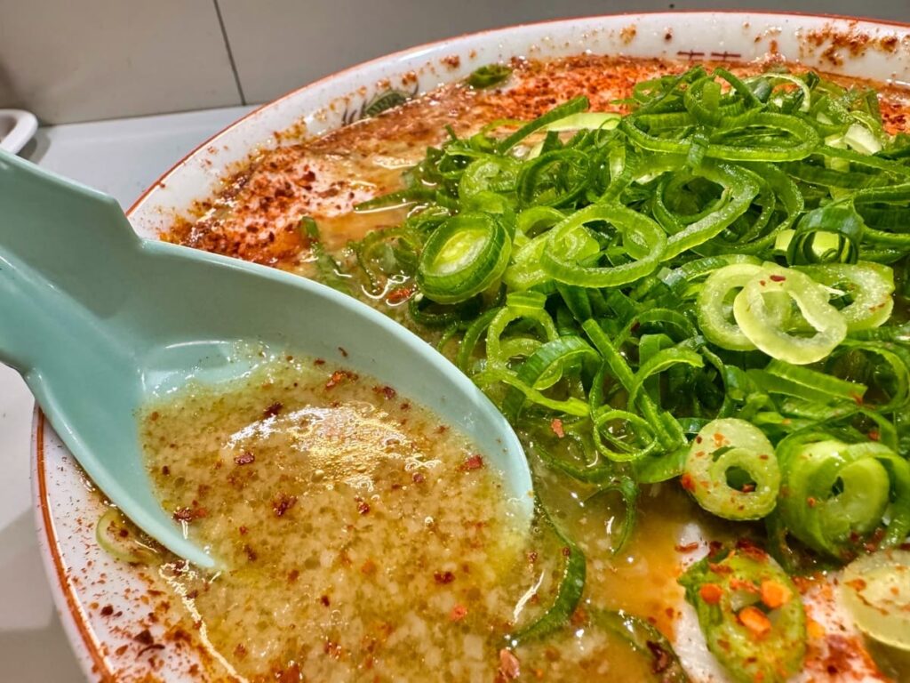 ラーメンタンポポのチャーシューメン(特) スープ