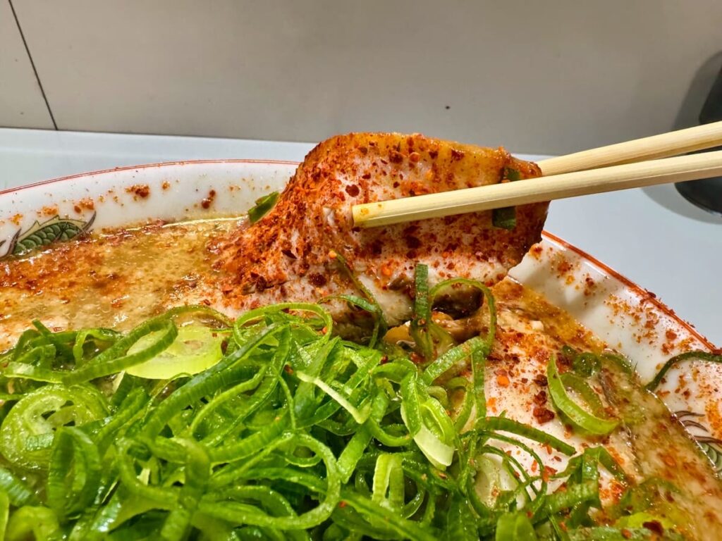 ラーメンタンポポのチャーシューメン(特) チャーシュー