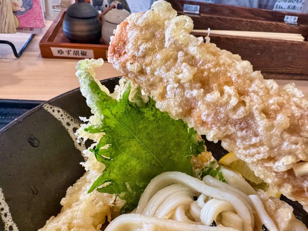 本格手打ちうどん大河の大河盛ぶっかけ 実食2