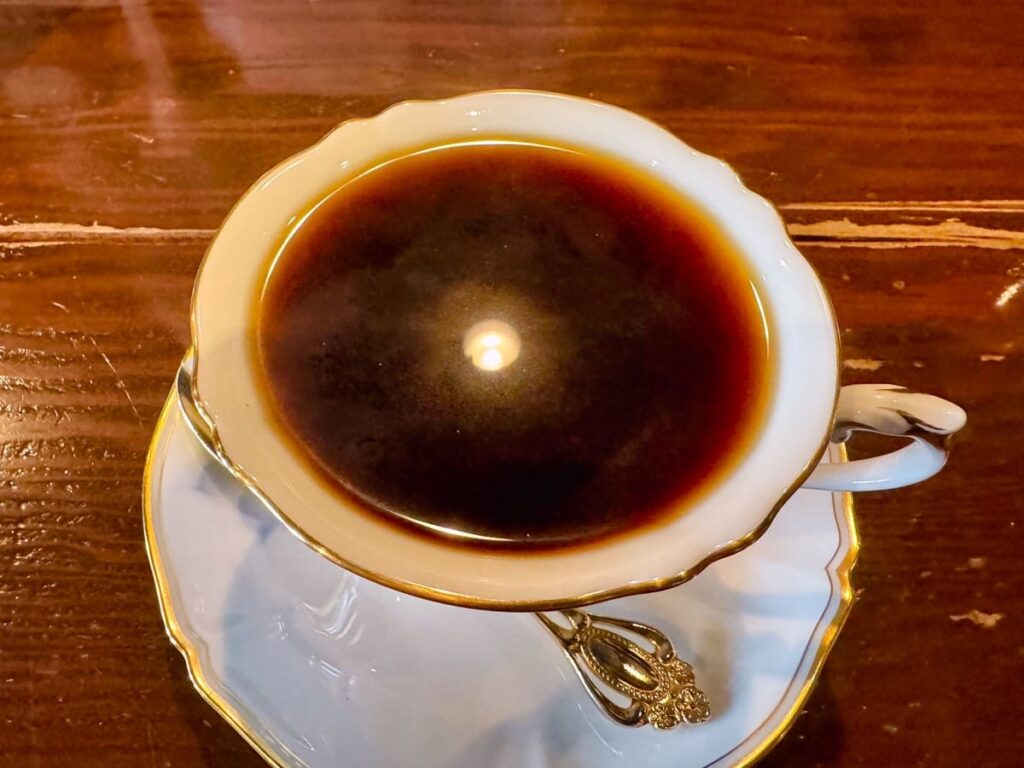 バターブレンドコーヒー発祥の店【御影ダンケ】へ行ってきた 1 御影ダンケのバターブレンドコーヒー1