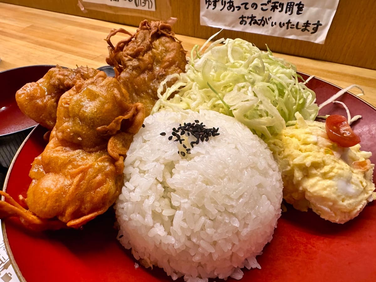 フライヤーフライヤーのでっかいからあげ定食ダブル3