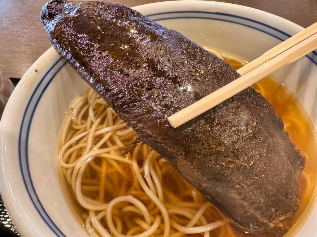 有喜屋 先斗町本店のにしんそば 身欠き鰊