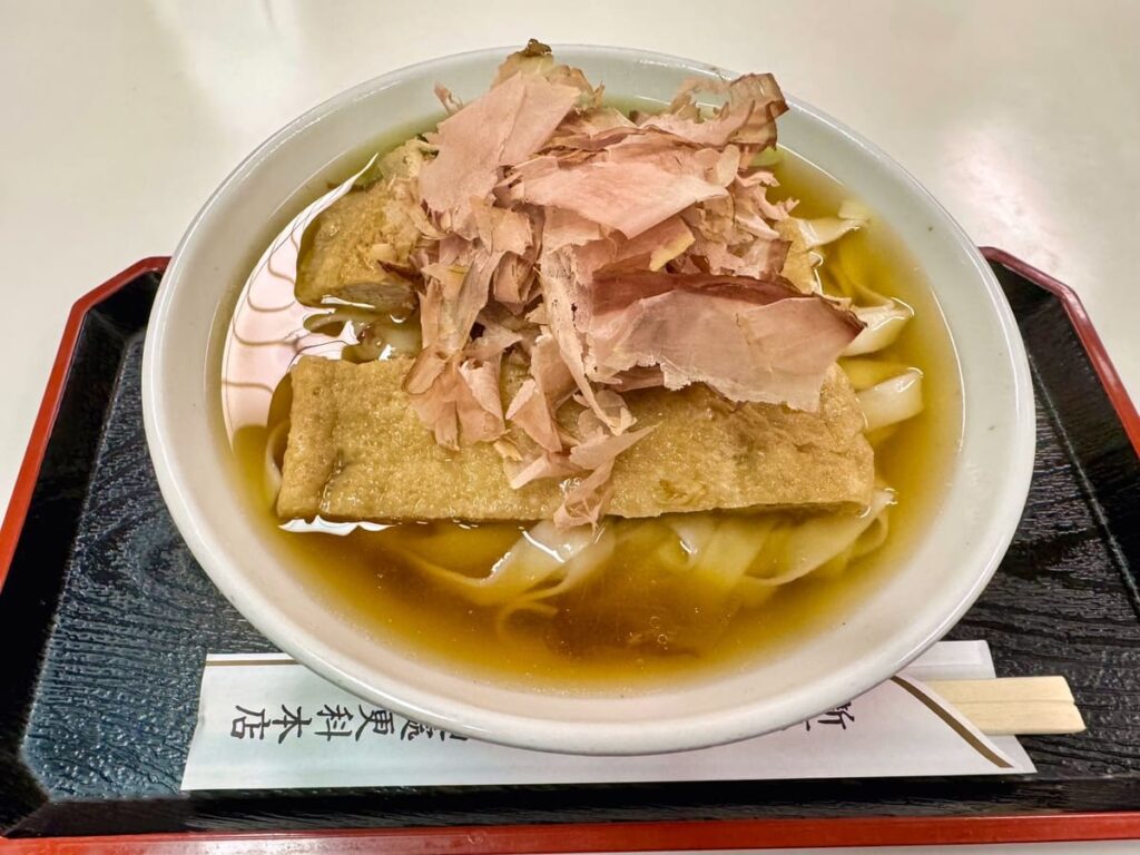 京都できしめんを食べるなら【更科 本店】実際どう? 1 更科 本店のきしめん1