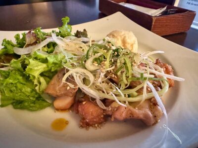 グリーンハウスシルバの本日のプレートランチ 近影