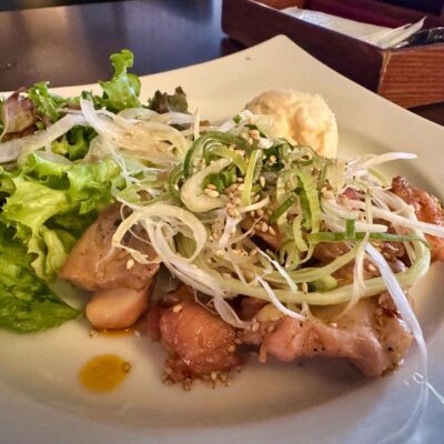 グリーンハウスシルバの本日のプレートランチ 近影