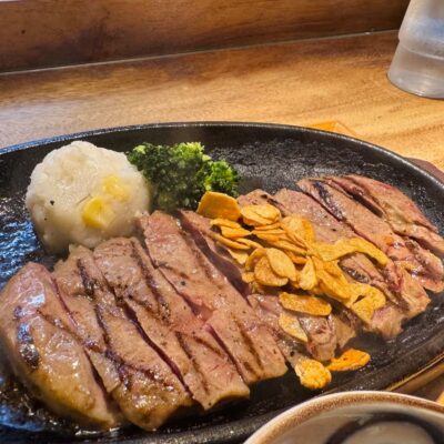 京都dining正義の平日限定ステーキランチ ステーキ1