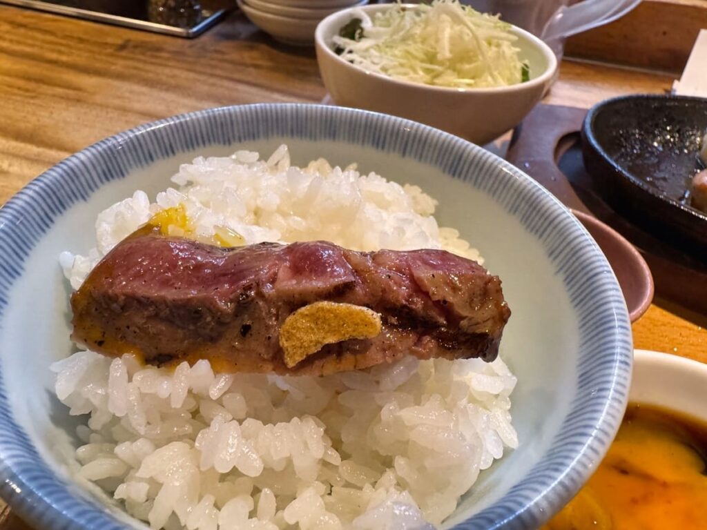 京都dining正義の平日限定ステーキランチ 実食2