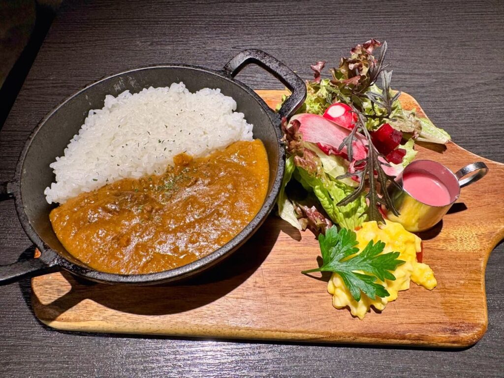 グリーンハウスヴァルトのMORNINGカレー1