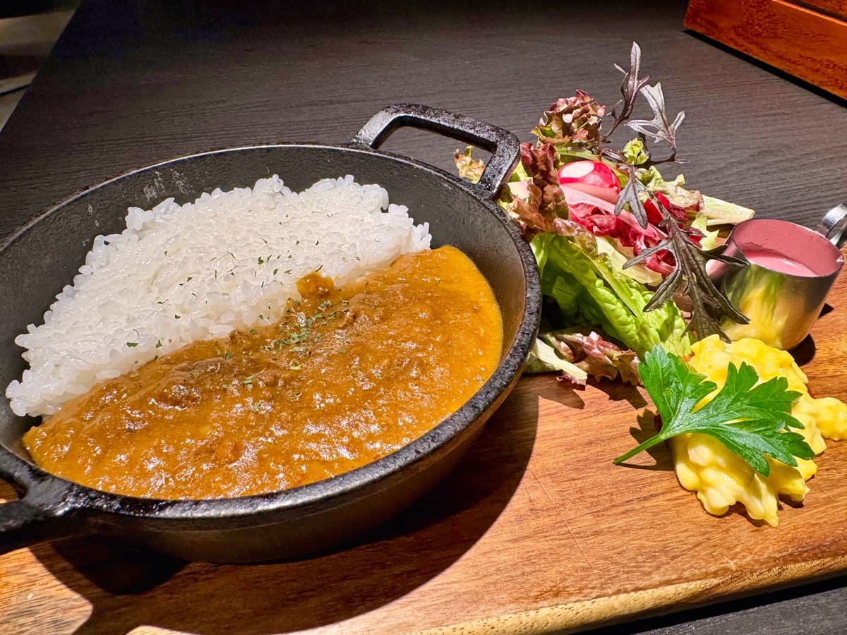 グリーンハウスヴァルトのMORNINGカレー2