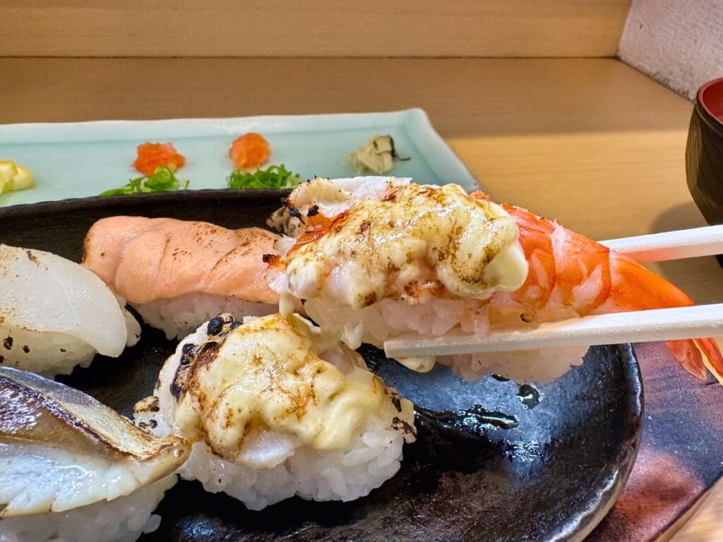 ときすしのすし焼き 実食