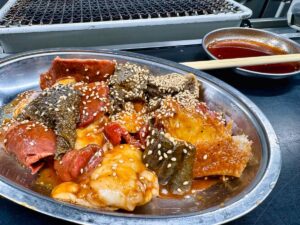 焼肉ホルモン空 鶴橋本店のホルモン5種盛りセット3