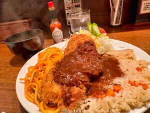 グリルらんぷ亭の大阪トルコライス3