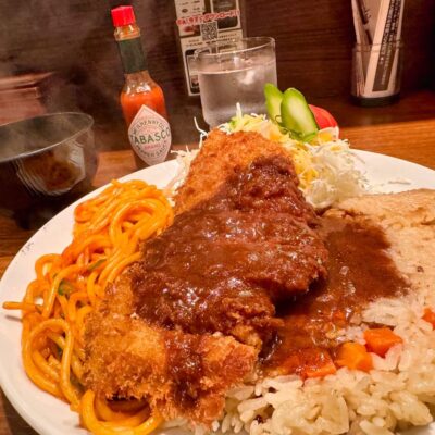 グリルらんぷ亭の大阪トルコライス3