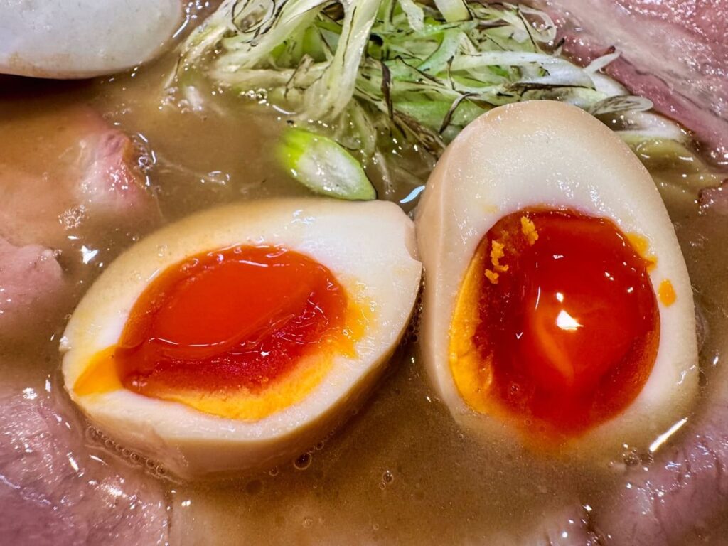 七代目 麺家あくた川の職人のわがまま 煮卵