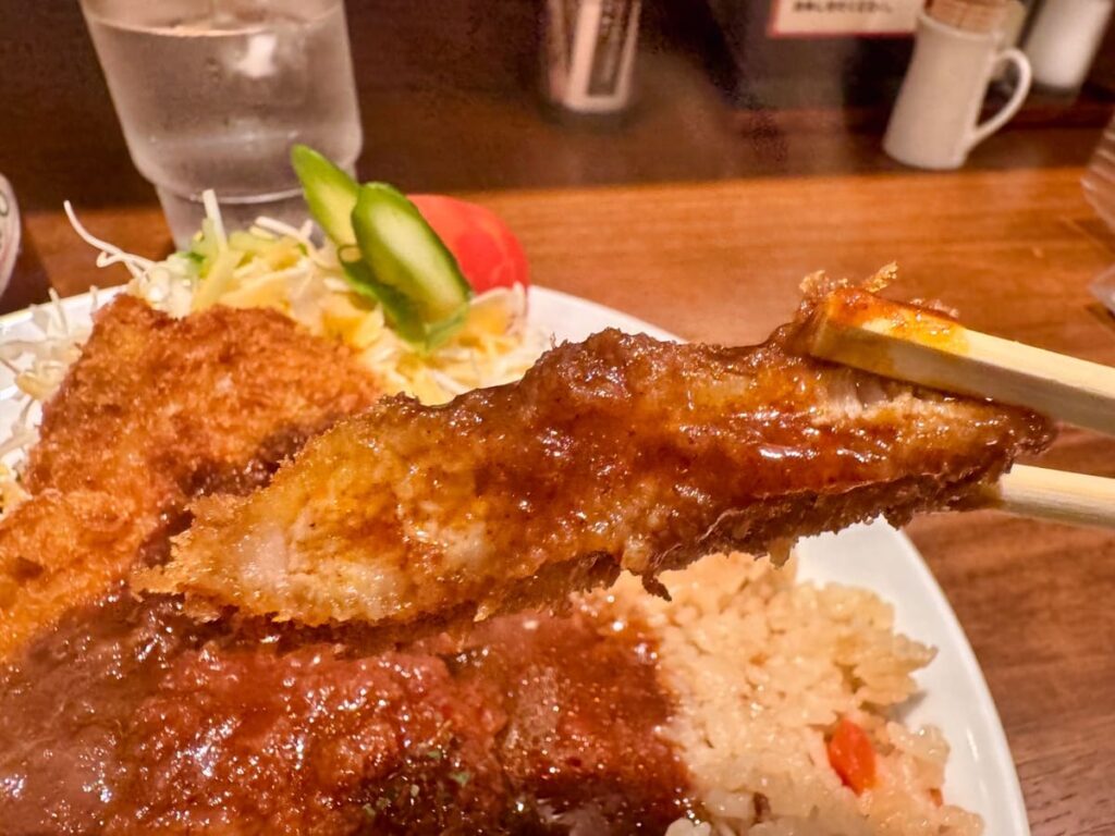 グリルらんぷ亭の大阪トルコライス 実食2