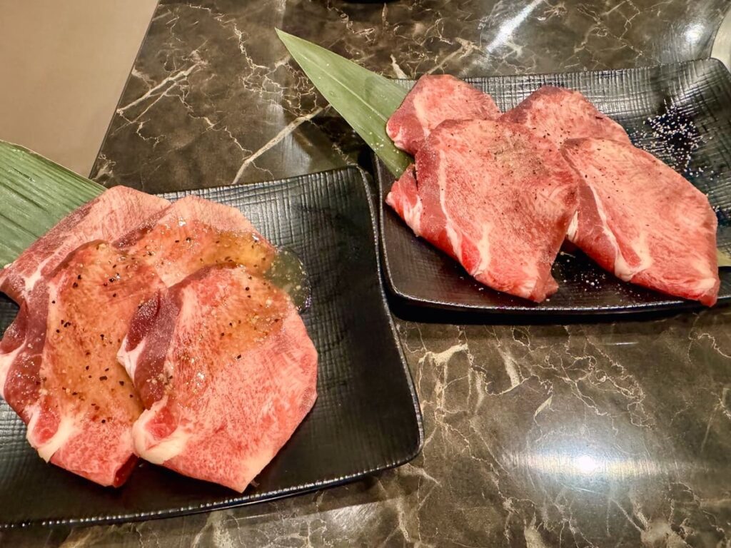 黒毛和牛 善の塩タン2種類