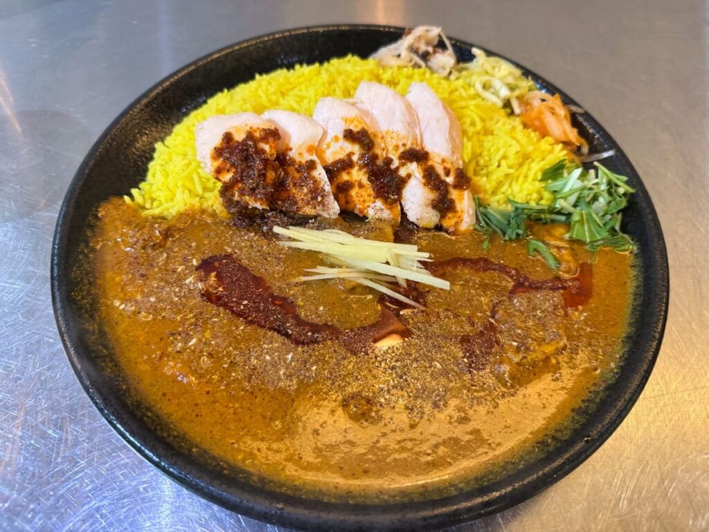SPICE TRYの麻辣チキンカレー1