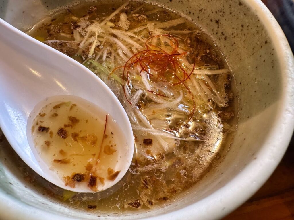 京都塩元帥の塩つけ麺大 実食2