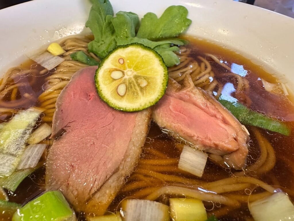 麺麓の鴨出汁そば 鴨チャーシュー