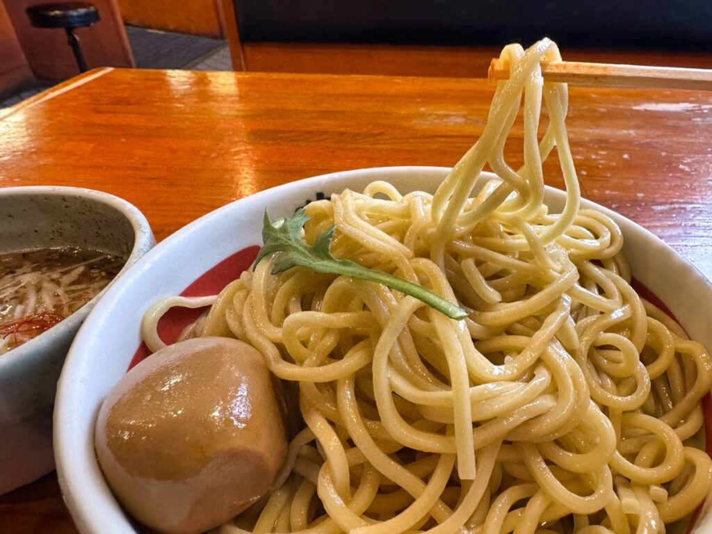 京都塩元帥の塩つけ麺大 実食1
