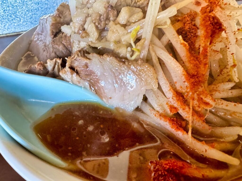 ラーメン荘地球規模で考えろ 未来へのラーメン並 スープ