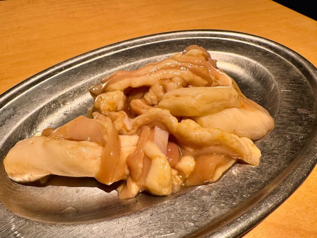 298梅田3号店の白ホルモン
