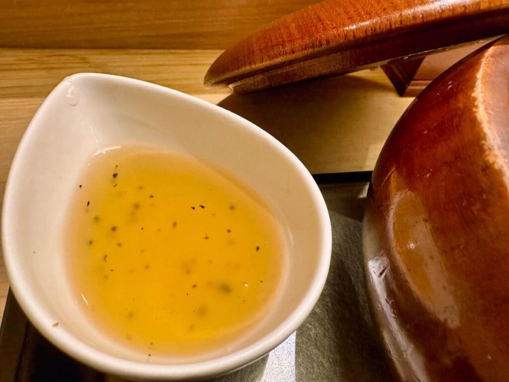 京うな和本店 四条堺町の白焼ひつまぶし 出汁餡