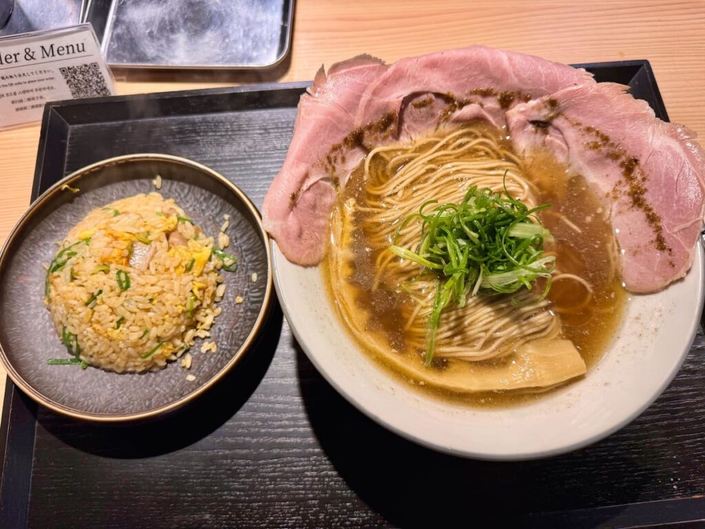 焼飯と麺 京都の中華そば半焼飯セット1