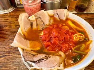 神戸第一旭 三宮本店のトマトらーめん3