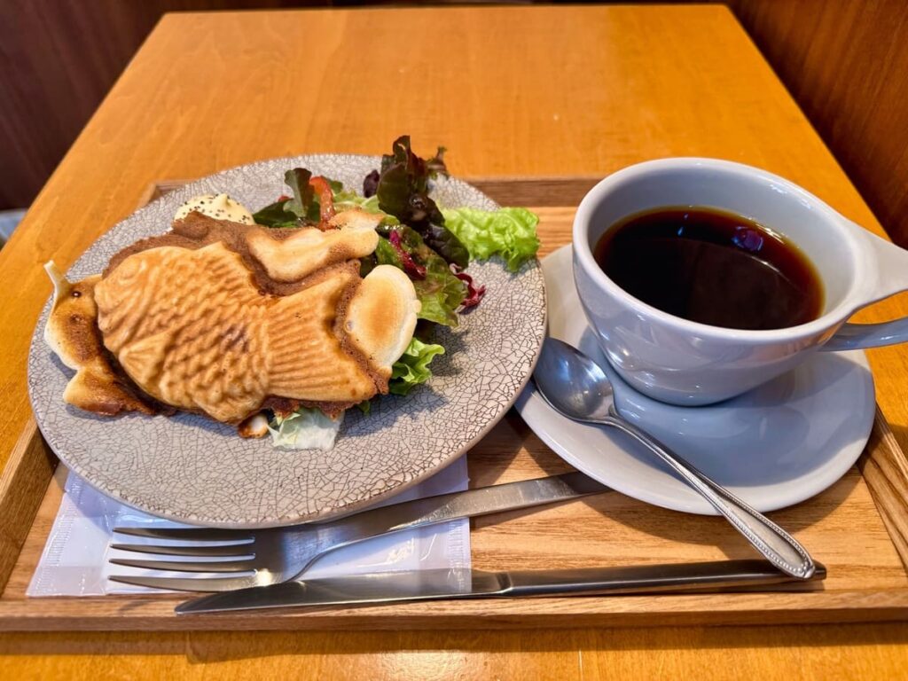 心斎橋焙煎所のMORNING MENY BACON & CHEESE1