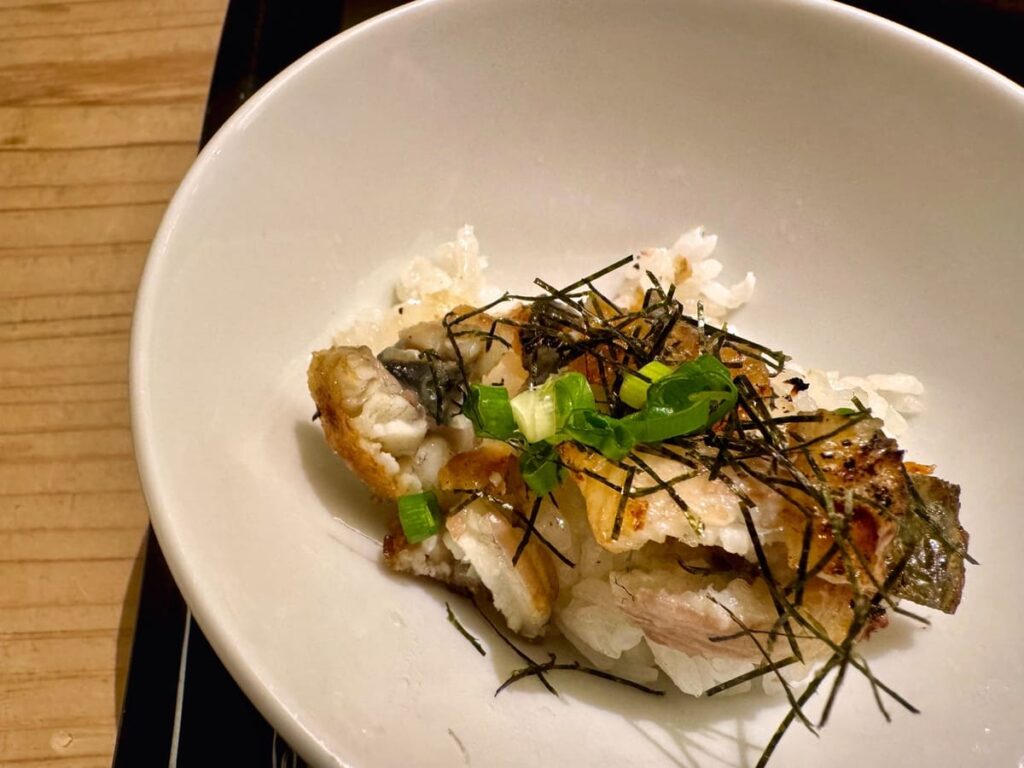 京うな和本店 四条堺町の白焼ひつまぶし 実食2