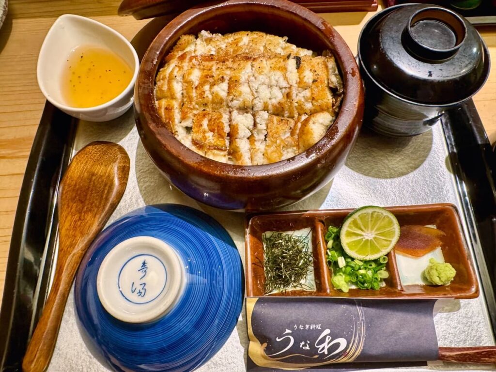 京うな和本店 四条堺町の白焼ひつまぶし