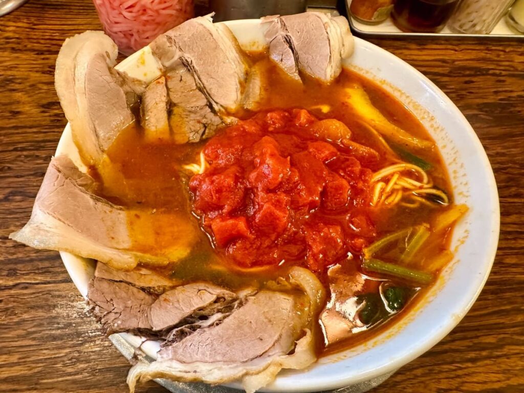 神戸第一旭 三宮本店のトマトらーめん1
