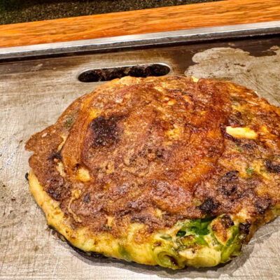 福太郎 本店のトリプルねぎ焼3