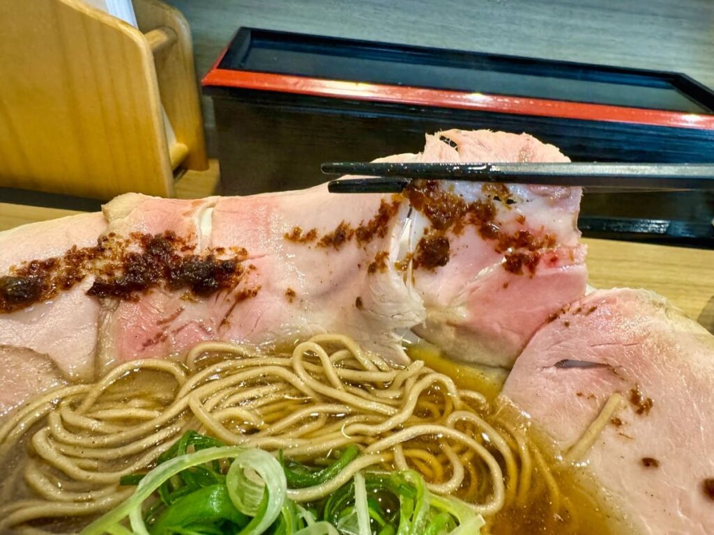中華そば麓のチャーシュー麺 チャーシュー