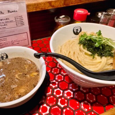 京つけめん つるかめ本店の魚介醤油つけ麺2